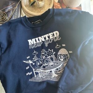 Minted New York Cafe Crewneck